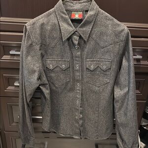 Five Star Women's Grey Western Shirt
